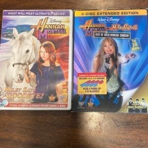 Hannah Montana DVD Bundle - Blue & Purple Covers